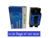 CCS เบรกเกอร์กันดูด กันรั่ว 2P 32A 30mA รุ่น CM6L-32 Earth Leakage Circuit Breaker