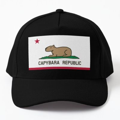 Capybara Flag Relaxed Land Version Baseball Cap Hat Printed Sun Black Hip Hop Bonnet Spring

 Snapback Fish Summer Sport