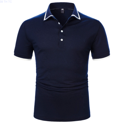 【high quality】  High Quality Breathable Collar Short Sleeved Polo Shirt Business Style Summer Mens 2023