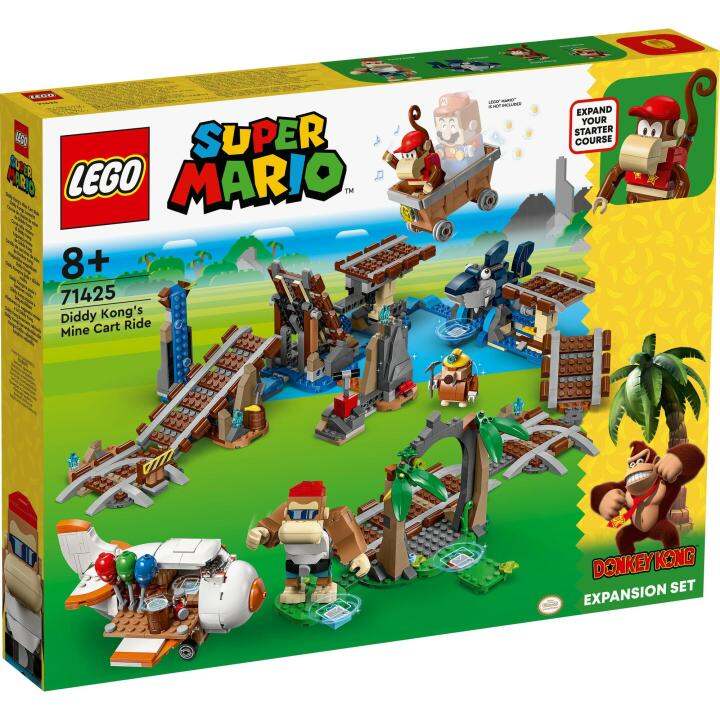 lego-super-mario-71425-diddy-kongs-mine-cart-ride-expansion-set-1-157-pieces