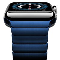 for apple watch 7 8 45mm 41mm 6 44mm 40mm Ultra 49mm band 5 4 se strap iwatch 3 42mm 38mm bracelet Stainless Steel bands blue Straps