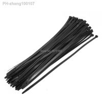 10mm x 500mm Nylon Self Locking Cable Zip Ties Fastener Black 100pcs