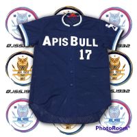 Top-quality Jersey Baseball Jersey APIS BULL Kit 17 ORIGINAL RAWLINGS Second Used Preloved Retro Vintage Rare Template T-Shirt Tees Tops Japanese Lega Outdoor Sportswear