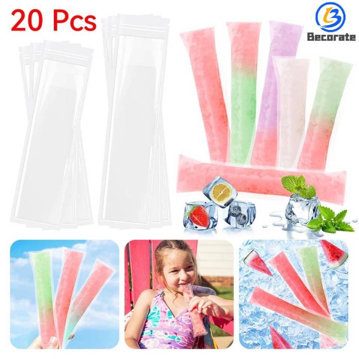  20pcs Acrylic Ice Cream Stick Popsicle Molds Popsicle