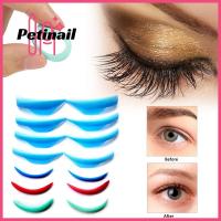 PETINAIL อุปกรณ์แต่งหน้าแบบใช้ซ้ำได้อุปกรณ์เสริมการแต่งหน้าขนตาเครื่องมือในตัวต่อขนตารีไซเคิลขนตาเครื่องมือที่ดัดขนตาแผ่นขนตาซิลิโคนดัดขนตา