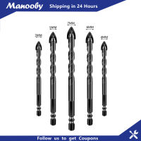 Manooby 5ชิ้น Set Mata Bor ดอกสว่านสำหรับกระเบื้องอิฐแก้วไม้พลาสติกเครื่องมือเจาะขาหกเหลี่ยม