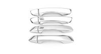 Car ABS Chrome handle Protective Cover Door Handle Outer Bowls Trim For Volkswagen VW Tiguan MK2  2017 2018 2019