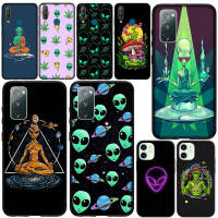 อ่อนนุ่ม ปก K179 MB114 UFO Trippy Tie Dye Peace Alien Coque เคสโทรศัพท์ หรับ iPhone 14 13 12 11 Pro XS Max X XR 6 7 8 6S Plus 7+ 8+ 14Plus + 14+ ProMax ซิลิโคน Phone Casing 6Plus 7Plus 8Plus 11Pro 13Pro 14Pro