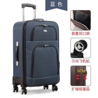 Large Capacity Business Trolley Case 2024 Inch Oxford Cloth Mens and Womens Universal Wheel LuggageOxford Cloth Suitcase Universal Wheel Trolley Case Luggage