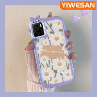 Dienya เคสสำหรับ VIVO Y15s Y15a เคส Y01ภาพสีน้ำมันที่สวยงามลายดอกไม้,เคสป้องกันเลนส์หลายสีกันกระแทกเคสมือถือสาวน่ารักทนต่อการตกและรอยขีดข่วน