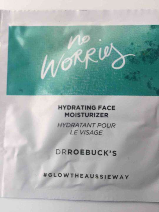 Kem dưỡng ẩm DR ROEBUCK'S No Worries Hydrating Face Moisturizer gói