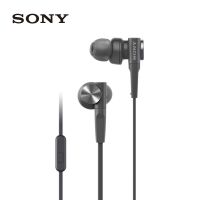 SONY MDR-EX55AP ของแท้เฮดโฟนแบบเสียบหู3.5มม. หูฟังแบบมีสายหูฟังเพลงพร้อมไมโครโฟนแฮนด์ฟรี