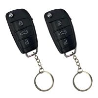 【YF】►✼  2pcs Electric Car Keyring Prank Shocking Keychain Practical Jokes Trick Children Kids