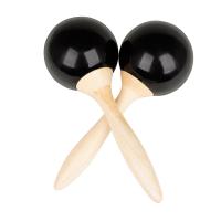 เครื่องปั่นมือลูกบอลสั่น Maraca เครื่องดนตรี Orff ค้อนทรายดำของเล่นการศึกษาสำหรับเด็กของขวัญวันเกิดสำหรับเด็กของเล่น