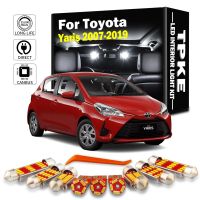 สำหรับอุปกรณ์เสริมรถยนต์2007-2019 Toyota Yaris ชุดไฟเก๋ง LED ไร้ข้อผิดพลาด Canbus ไฟติดรถการอ่านรูปทรงกลมแผนที่