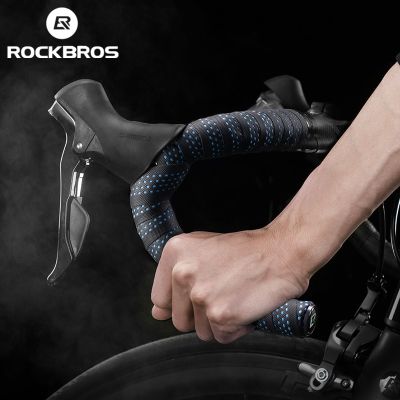 เทปพันแฮนด์จักรยานถนน ROCKBROS ระบายอากาศได้ดีแถบเทปจักรยานเข็มขัดกันลื่นอุปกรณ์สายขี่จักรยานจักรยาน