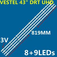 LED Strip For VESTEL 43 DRT UHD A/B-TYPE 17DLB43VER3-A B VES430QNDL-2D-U11 LED43292UHDFVP 43U5766DB 43U6663DB 43HT1700 43R6010