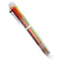 สำนักงานโรงเรียนปากกาโรลเลอร์บอลสุดน่ารัก6 In1สำหรับปากกาลูกลื่นหลายสีของขวัญปากกาอุปกรณ์เครื่องเขียนของขวัญ