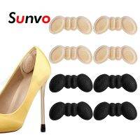 4 Pairs Women Insoles for Shoes High Heels Adjust Size Adhesive Heel Liner Grips Protector Sticker Pain Relief Foot Care Inserts Shoes Accessories