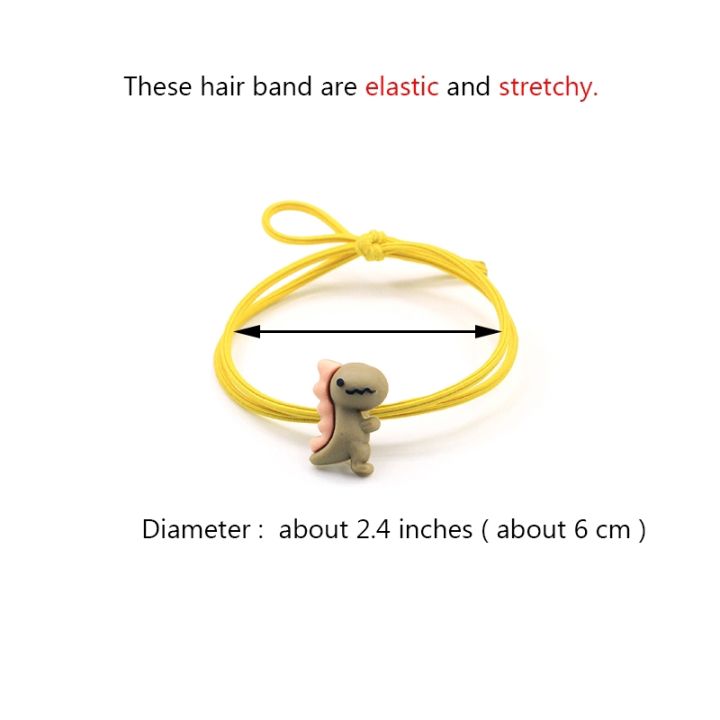 cute-small-dinosaur-elastic-hair-band-child-baby-hair-ring-candy-color-headwear-simple-sweet-color-rubber-dinosaur-hair-rope-small-fresh-hair-rope-rubber-band