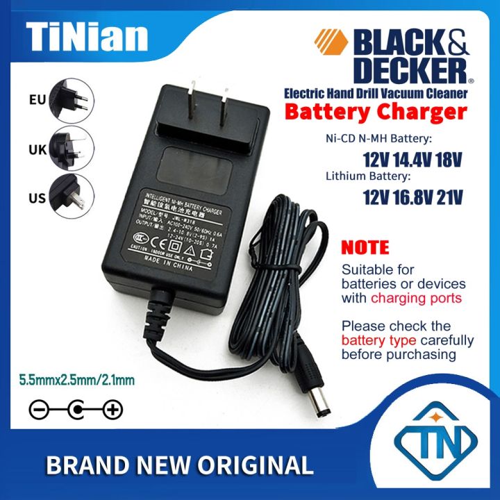 Black & Decker 14.4V NiMH/NiCD Power Tool Battery Charger