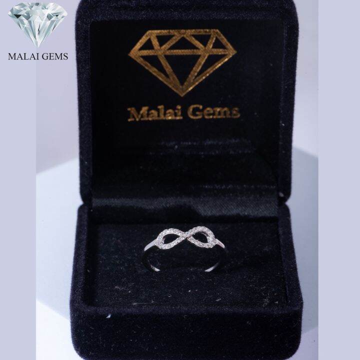 malai-gems-แหวนเพชร-เงินแท้-925-เคลือบทองคำขาว-ประดับเพชรสวิส-cz-รุ่น-151-1ri50398-แถมกล่อง-แหวนเงินแท้-แหวนเงิน-แหวน