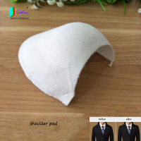 White Soft Padded Shoulder Pad Encryption Thin Nice Shape High Blazer Dress Suit Decoration Shrug Shoulder Pad S0027L