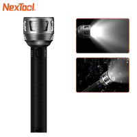 Nextool ไฟฉายค้นหาแสงที่แข็งแกร่ง3600lm 450M 5โหมด IPX7กันน้ำ Type-C ไฟฉายแบบชาร์จไฟได้สำหรับตั้งแคมป์