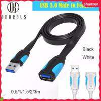 SHANXEN สายการต่อสายไฟทองแดงความเร็วสูงสายต่อไฟ50-300ซม. USB ซิงค์ข้อมูล3.0ชายกับหญิง