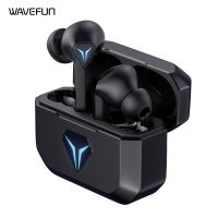 Wavefun G100หูฟังเล่นเกมไร้สาย45มิลลิวินาทีแฝงต่ำ AAC บลูทูธหูฟังเกมที่เพิ่มขึ้นการควบคุมระดับเสียงหูฟัง