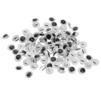 【CW】 100pcs/set Safety Eyes 8mm Sew-on Googly with Hole Puppet Supplies