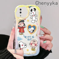 Chenyyka เคส A10 M11 A11ลายการ์ตูนสนูปี้ดีไซน์ใหม่ปลอกสำหรับ Samsung กาแล็คซี่เคสมือถือกันกระแทกแบบใสนิ่มโปร่งใสลายกล้องถ่ายรูปเรียบง่ายปลอกป้องกันอ่อนโยน