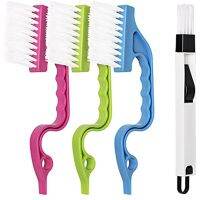 Pack of 4 Hand-held Groove Cleaning Tools Door Window Brushes Air Conditioning