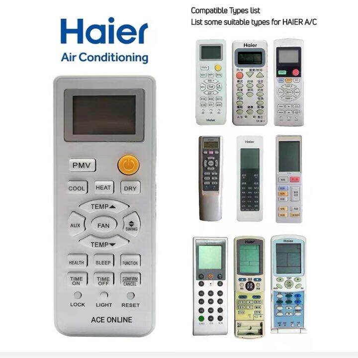 Universal Remote Control For Haier Aircond Air Conditioner (KSHE01V