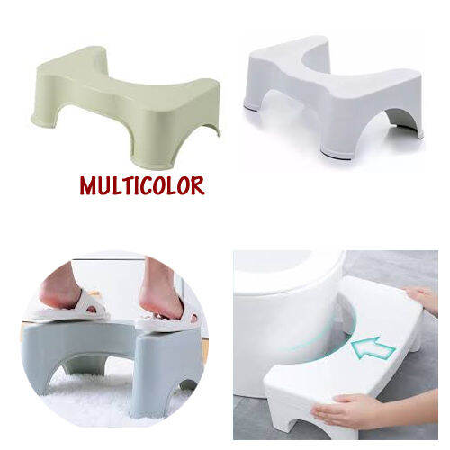 (TOILET STEP STOOL) Antislip Toilet Foot Stool Kids Pregnant Bathroom