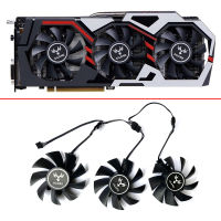 75mm iGame GTX 1060 For Colorful iGame GeForce GTX 1070Ti GTX 1080 GTX 1050 Video card Fan Cooler fan 4pin Replace