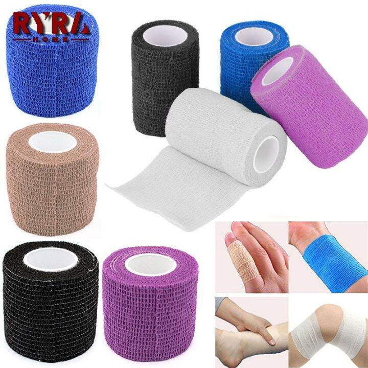 bandage-durable-treatment-gauze-tape-elastic-camping-tape-first-aid-waterproof-outdoor-self-adhesive-adhesives-tape