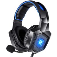 【DT】hot！ Headset for PS4 Xbox PS5 Sega Dreamcast PS2 Noise Canceling Over Ear Headphones with Microphone