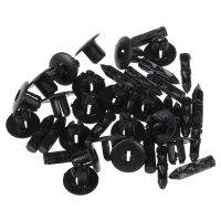 20 Pcs 7mm Hole Plastic Push Screw Rivet Fairing Panel Fixings Clips