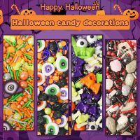 20g Edible Colorful Halloween Eyes Sugar Beads Pearl Sugar Balls DIY Sprinkled Red Lips Cake Baking Decoration Cake Toppers Party  Games Crafts