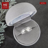 MT แหวนเงินแท้ สไตล์โมเดิร์น ไซส์: 51 Solid 925 Sterling Silver Ring (sr361) MT Jewelry มณีธารา