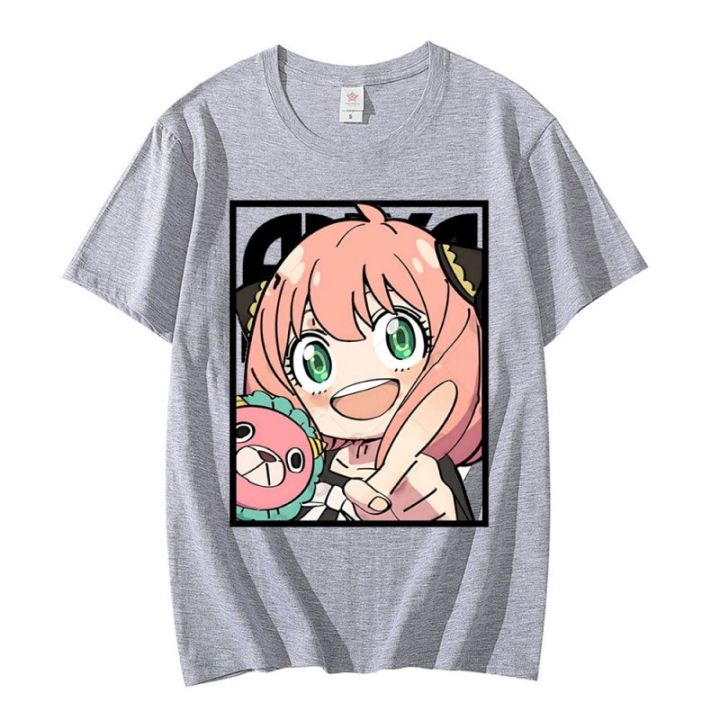 funny-spy-x-family-forger-anya-tshirts-print-t-shirt-anime-100-cotton-gildan