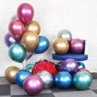 ความคิดสร้างสรรค์10/20/30Pcs 5/10/12นิ้ว Metallic BalloonMetal BallLatex บอลลูน ColorBirthday ตกแต่ง Party Decoration