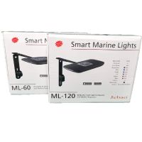 Jebao ML-60โคมไฟอ่างเลี้ยงปลาทะเลตู้ปลาแท็งก์ปลาใหม่ปะการัง ML-120ไฟ LED เต็มสเปกตรัมคู่พลังสูงไวไฟระยะไกล