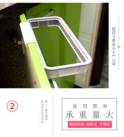 Kitchen Door-back Portable Garbage Bag Holder Cabinet Garbage Hanger Behind Door Rag Rack Garbage Bag Holder