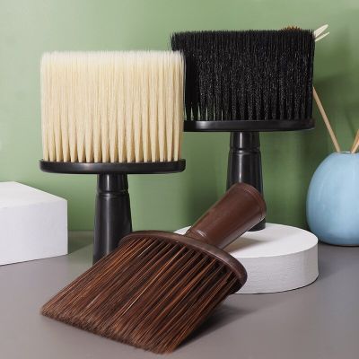 ‘；【。- Professional Soft Neck  Duster Brushes Barber Hair Clean Hairbrush Beard Brush Salon Cutting Hairdressing Styling Tools