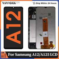 ✉ 6.5 Original For Samsung Galaxy A12 LCD Display A125 SM-A125F A125U Touch Screen Digitizer For Samsung A12 Screen Replacement