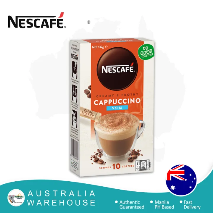 NESCAFÉ Creamy & Frothy Cappuccino Skim 10 Coffee Sachets 180g. | Lazada PH