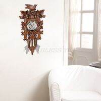 Antique Wooden Cuckoo Wall Clock Bird Time Bell Swing Alarm Watch Home Restaurant Bedroom Decoration Drop Shipping