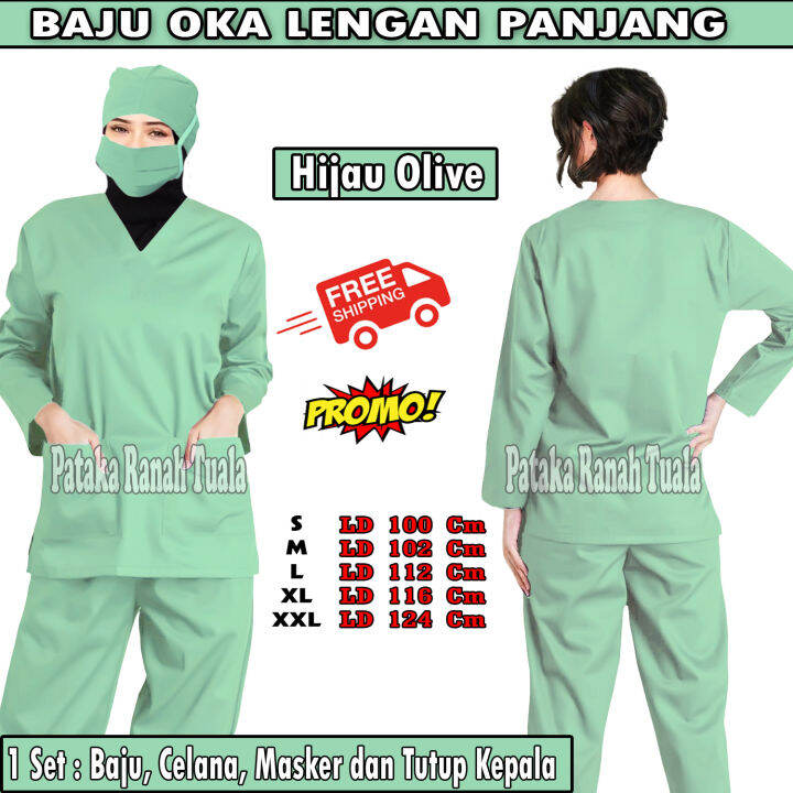 Baju OK - Baju Perawat - Seragam Perawat - Baju Ok Medis - Baju OK ...